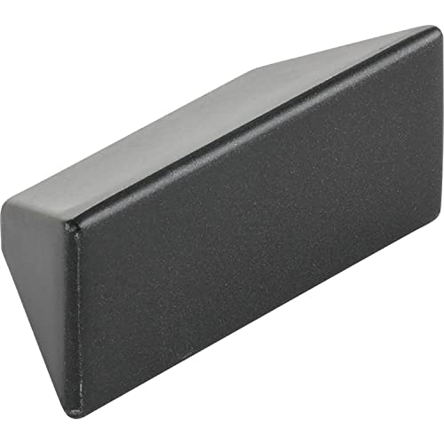 MITAL Griff Mogan LA 16/32mm - Griffleiste Breite 54mm - Designer Möbelgriff, Zinkdruckguss anthrazit von Mital