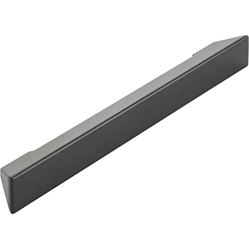 MITAL Griff Mogan LA 160/192mm - Griffleiste Breite 223mm - Designer Möbelgriff, Zinkdruckguss anthrazit von Mital
