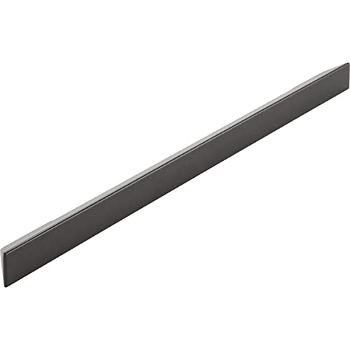MITAL Griff Mogan LA 256/288/320mm - Griffleiste Breite 350mm - Designer Möbelgriff, Zinkdruckguss anthrazit von Mital
