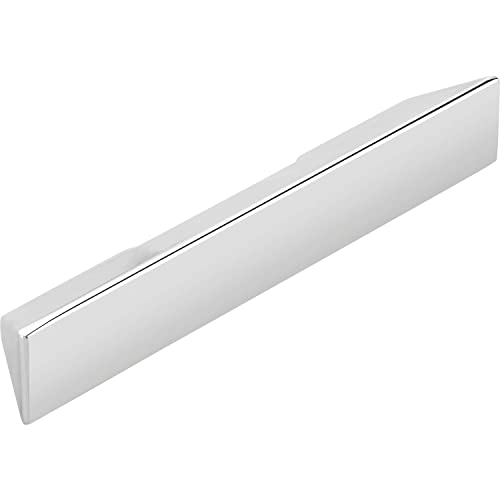 Mital Griff Mogan LA 64/96/128mm - Griffleiste Breite 158mm - Designer Möbelgriff, Zinkdruckguss verchromt poliert von Mital