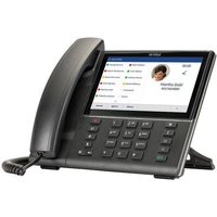 Mitel 6873 SIP Phone Schnurgebundenes Telefon, VoIP Bluetooth, PoE Farbdisplay Schwarz von Mitel