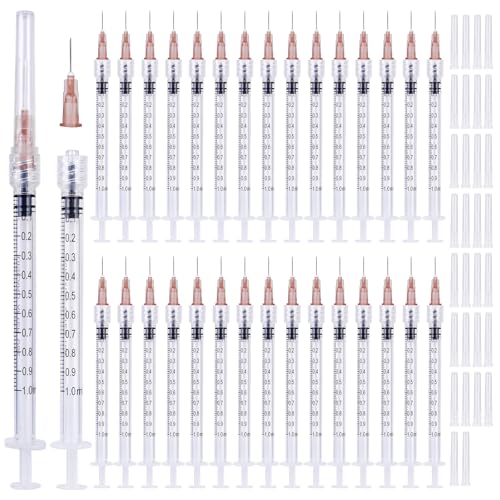 30 Stück Plastiktube Spritzen, 1 ml/cc Einwegspritze Plastikspritze Dosierspritzen mit Kappen, Futterspritze,Einweg-Luer-Lock Unabhängige Verpackung, für feine Dosierungen,Hobby,Handwerk und Haustiere 30 Stück Plastiktube Spritzen, 1 ml/cc Einwegspritze Plastikspritze Dosierspritzen mit Kappen, Futterspritze,Einweg-Luer-Lock Unabhängige Verpackung, für feine Dosierungen,Hobby,Handwerk und Haustiere von Mitening