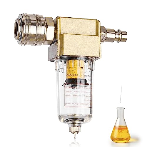 Druckluft Wartungseinheit Druckminderer, Wasserabscheider Druckluft 1/4 Zoll, Wasserabscheider mit Schnellkupplung, Kompressorfilter deutsche Schnellkupplungen Druckluft Wartungseinheit Druckminderer, Wasserabscheider Druckluft 1/4 Zoll, Wasserabscheider mit Schnellkupplung, Kompressorfilter deutsche Schnellkupplungen von Mitening