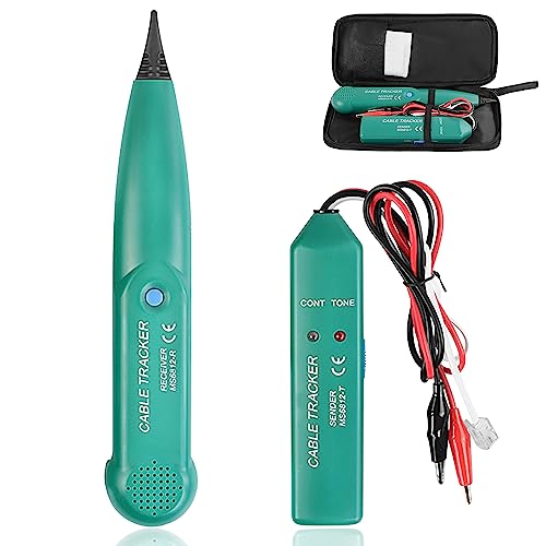 Ms6812 Cable Tracker Kabelbruch Suchgerät: Mitening Multifunctional Cable Checker Wire Cable Tester, Cable Checker Leitungssucher, Leitungssuchgerät Für Netzwerk Wartung Collation, Telefonleitungstest von Mitening