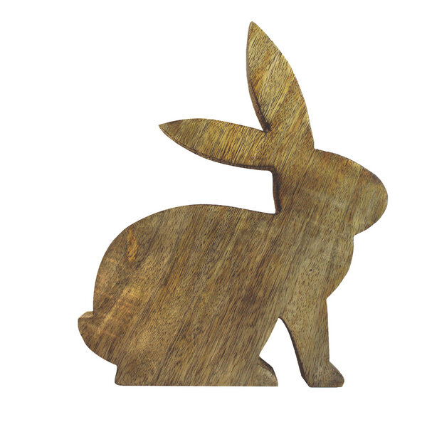 Mitienda Shop Handgemachter Osterhase Willy aus Holz 20cm von Mitienda Shop