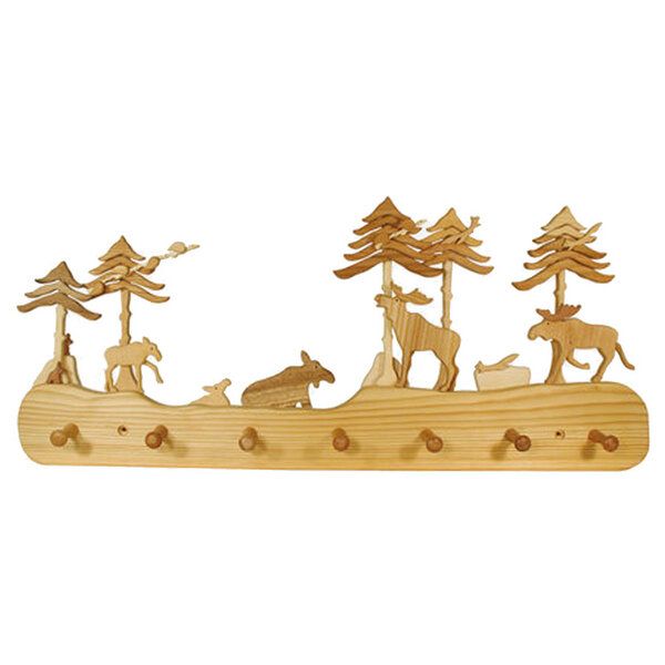 Mitienda Shop Kindergarderobe aus Holz | Nordische Landschaft 7 Haken Mitienda Shop Kindergarderobe aus Holz | Nordische Landschaft 7 Haken von Mitienda Shop