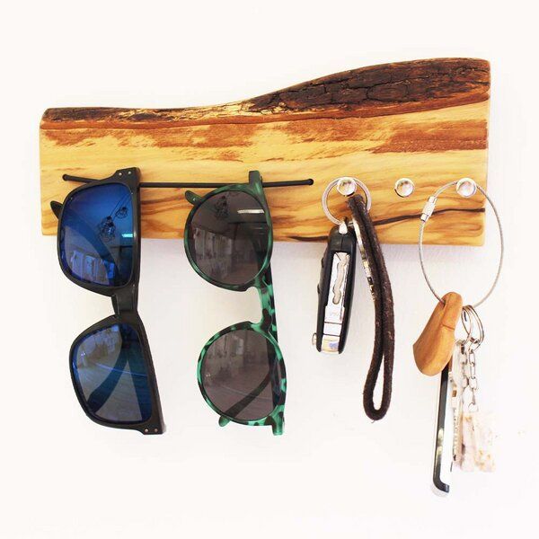 Mitienda Shop Schlüsselbrett aus Holz mit Brillenhalter Mitienda Shop Schlüsselbrett aus Holz mit Brillenhalter von Mitienda Shop