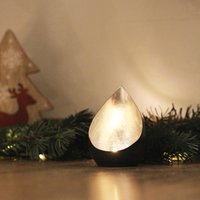 Teelichthalter, Schale Flame Anthrazit/Silbern von MitiendaLaden