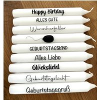Geburtstagskerzen von MitliebegemachtKunst