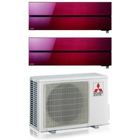 Dual Split Inverter-Klimagerät Serie Kirigamine Style msz-ln 9+9 mit MXZ-2F42VF Ruby Red R-32 Wi-Fi Integrated Colour Red 9000+9000 - Mitsubishi von Mitsubishi Electric