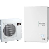 Luft-Wasser-Wärmepumpe Mitsubishi ECODAN R32 10 kW – SUZ-SWM100VA mit Hydrobox ERSD-VM2E (ohne Speicher), Klasse A+++ von Mitsubishi Electric