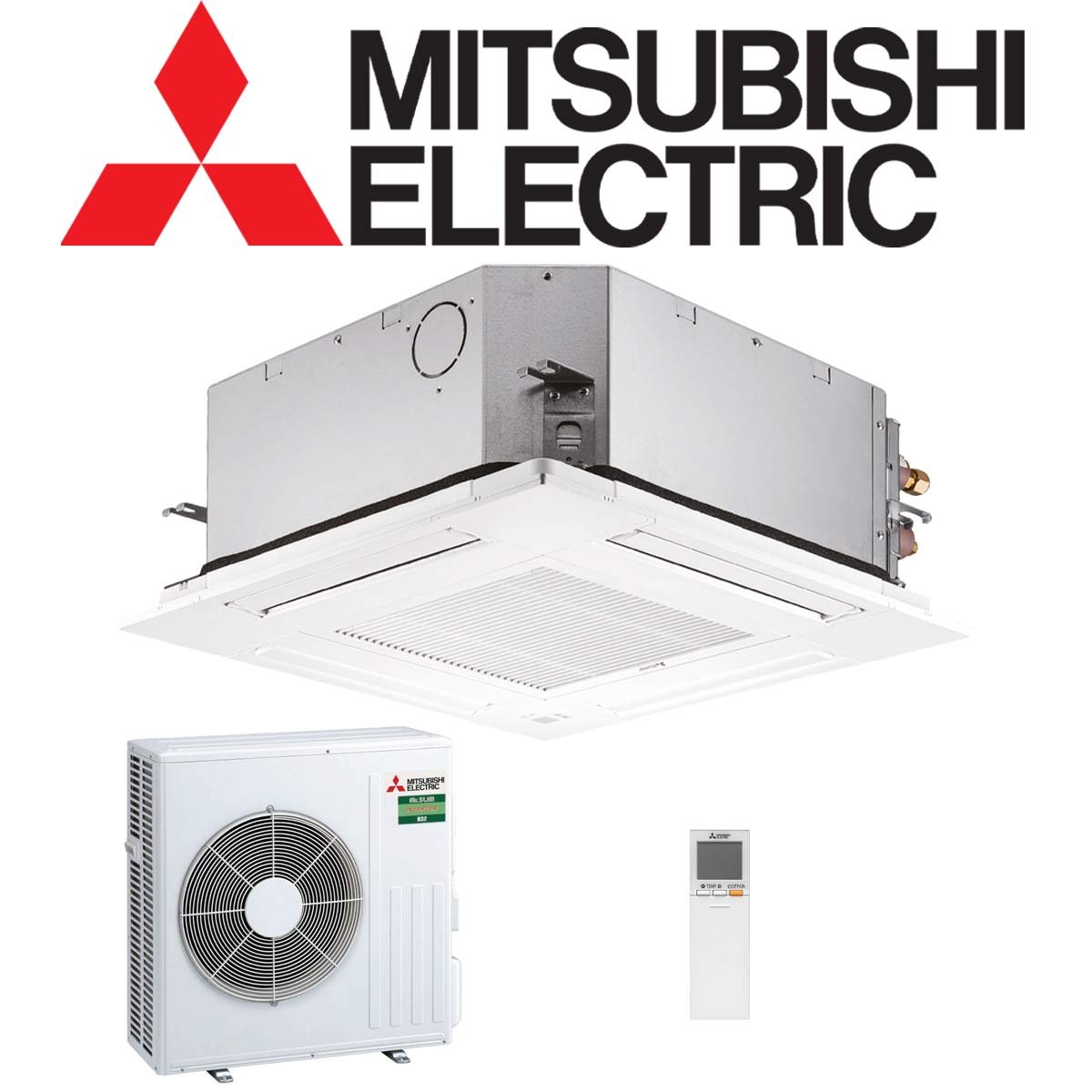 Mitsubishi Electric Deckenkassette Set 5,7 kW inkl. Paneel &... von Mitsubishi Electric