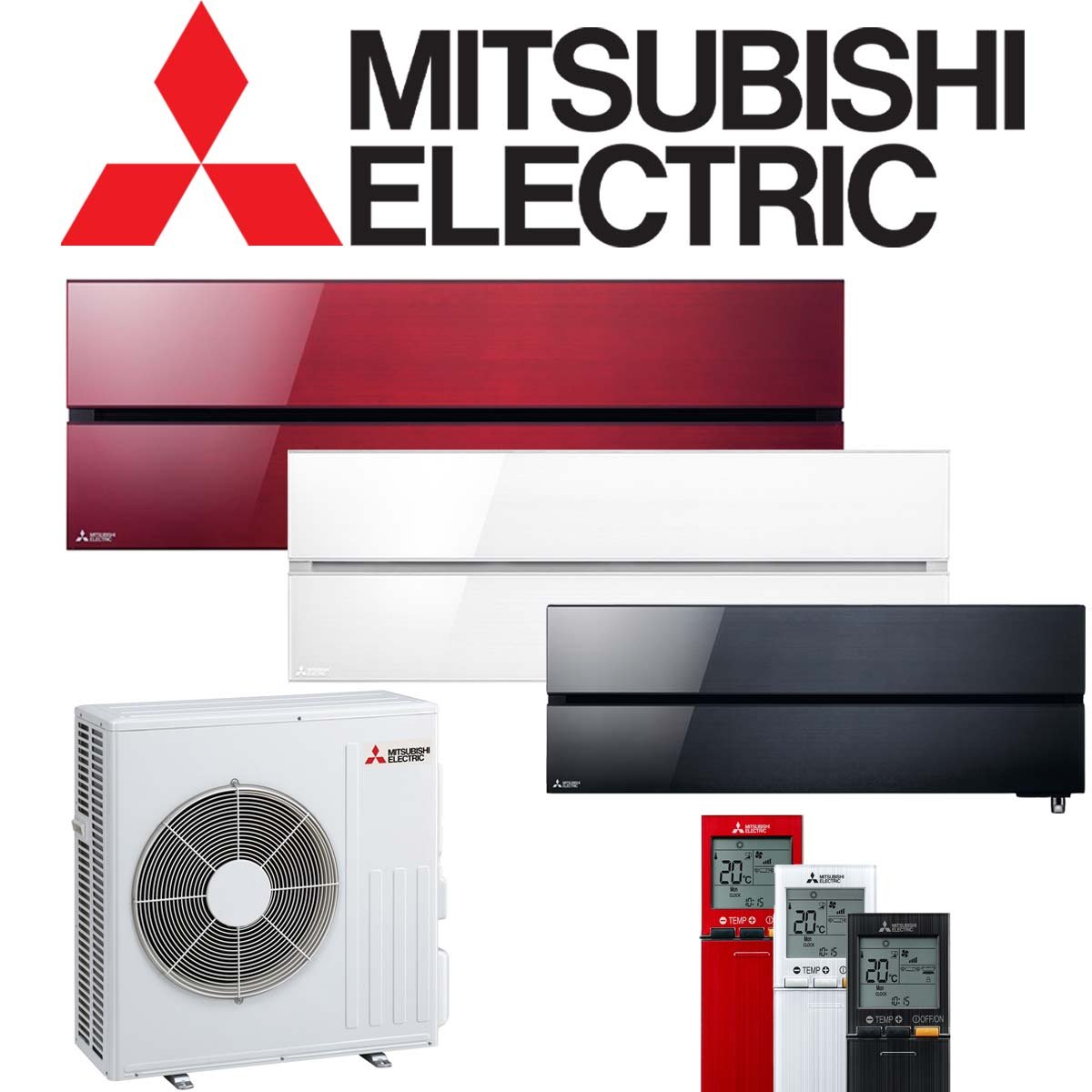 Mitsubishi Electric Diamond 6,1 kW Singlesplit Set | in 3 Farben |... von Mitsubishi Electric