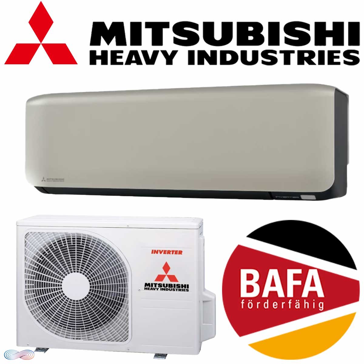 Mitsubishi Heavy Klimaanlage SRK20ZS-WFT 2,0 kW | BAFA förderfähig"" Mitsubishi Heavy Klimaanlage SRK20ZS-WFT 2,0 kW | BAFA förderfähig"" von Mitsubishi Heavy