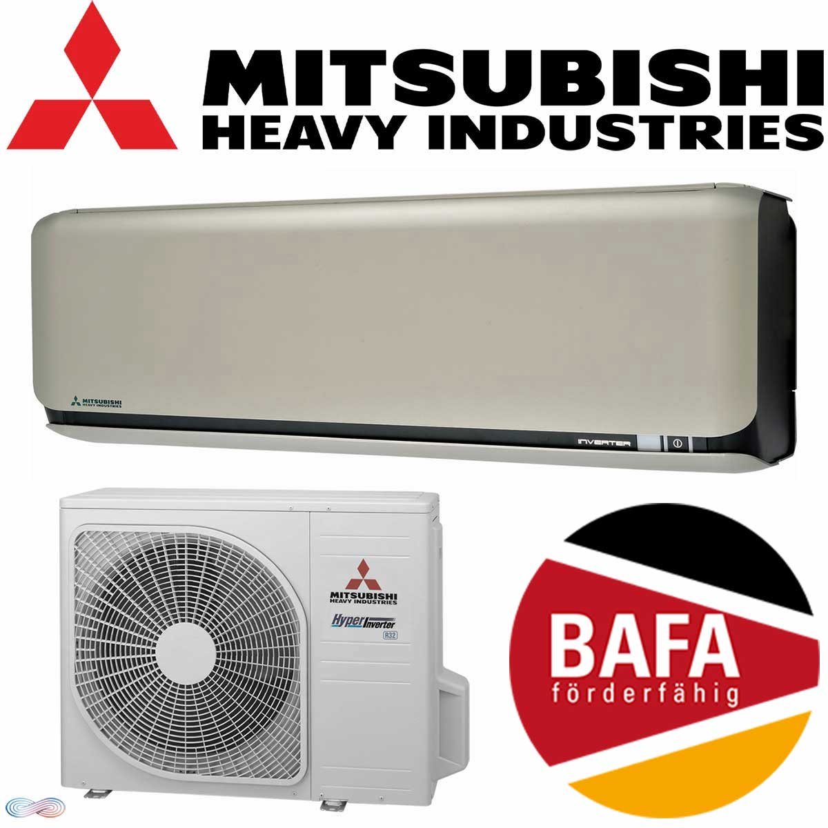 Mitsubishi Heavy Klimaanlage SRK25ZSX-WFT 2,5 kW | BAFA förderfähig"" von Mitsubishi Heavy