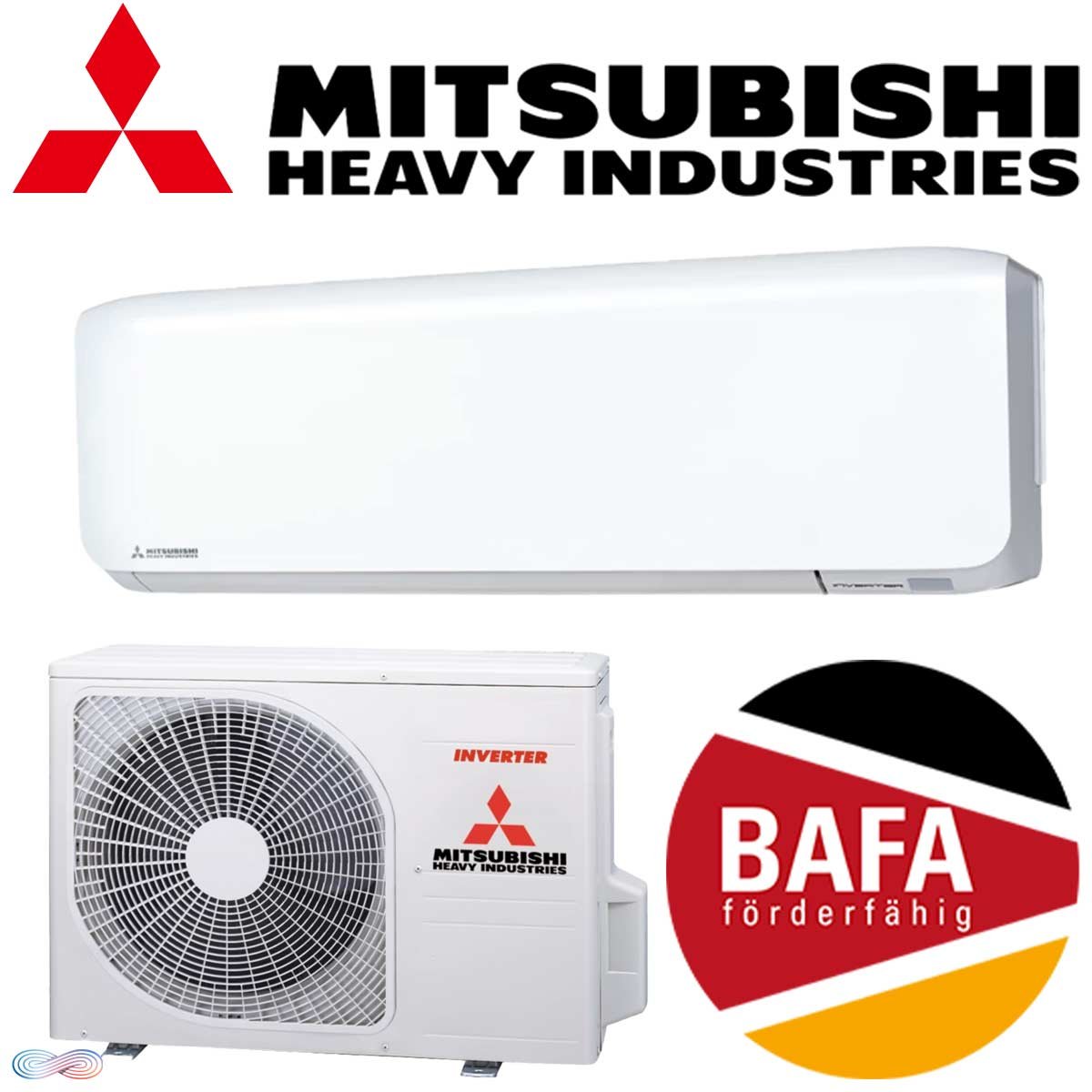 Mitsubishi Heavy Klimaanlage SRK35ZS-WF 3,5 kW | BAFA förderfähig"" Mitsubishi Heavy Klimaanlage SRK35ZS-WF 3,5 kW | BAFA förderfähig"" von Mitsubishi Heavy