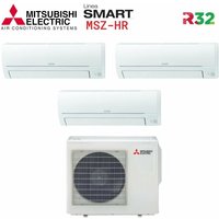 Mitsubishi - electric serie smart msz hr 9000+9000+12000 trial split-klimagerät mit mxz-3ha50vf wi-fi optional 9+9+12 - new gas r-32 von Mitsubishi