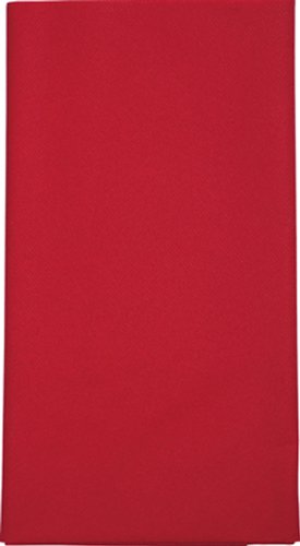 Mitteldecke Uni red – Uni rot / einfarbig aus Airlaid 80x80cm von Mitteldecken
