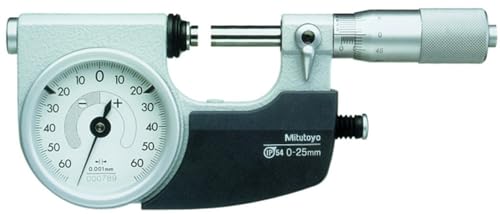 Feinzeigermessschraube, Abhebeeinrichtung rechts, 0-25 mm von Mitutoyo