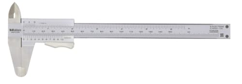 MITUTOYO Präzision-Messschieber mit Momentklemmung DIN 862 0-150 mm, 1 Stück, 531-122 von Mitutoyo