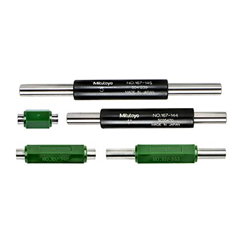 Mitutoyo 167-912 Mikrometer-Standard-Set, 1-5 Zoll, 5 Stück/Set von Mitutoyo