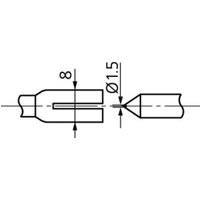 Mitutoyo Bügelmessschraube mit prismatisch angeordneten Messflächen an der Ambossseite, 10-25 mm von Mitutoyo