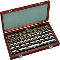 Mitutoyo Endmaßsatz, metrisch, Prüfzert., ISO 103 Endmaße, Klasse 1, Stahl von Mitutoyo