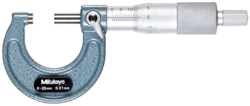 Mitutoyo Mikrometer, 0–25 mm Reichweite, MIT103-137 von Mitutoyo