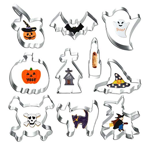 10tlg. Halloween Ausstecher Ausstechformen Set 10tlg. Halloween Ausstecher Ausstechformen Set von Miuezuth