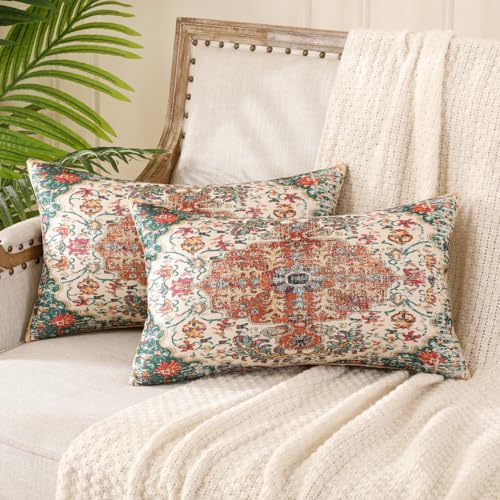 Miuyunya 2er Set Ethno Kissenbezug Grün 30x50 cm Boho Kissenbezüge Sofakissen Doppelseitiges Muster Böhmische Dekorative Kissen Orientalisch Kissenhülle Dekorative für Frühling Sommer Garten Sofa Miuyunya 2er Set Ethno Kissenbezug Grün 30x50 cm Boho Kissenbezüge Sofakissen Doppelseitiges Muster Böhmische Dekorative Kissen Orientalisch Kissenhülle Dekorative für Frühling Sommer Garten Sofa von Miuyunya