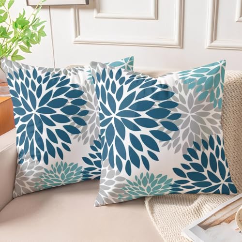 Miuyunya 2er Set Samt Kissenbezug 50x50 Blau Kissenbezüge Doppelseitig Moderne Kissenhülle Sofakissen Dekokissen Grau Kissen Deko Zierkissenbezug für Sofa Wohnzimmer Schlafzimmer Auto Miuyunya 2er Set Samt Kissenbezug 50x50 Blau Kissenbezüge Doppelseitig Moderne Kissenhülle Sofakissen Dekokissen Grau Kissen Deko Zierkissenbezug für Sofa Wohnzimmer Schlafzimmer Auto von Miuyunya