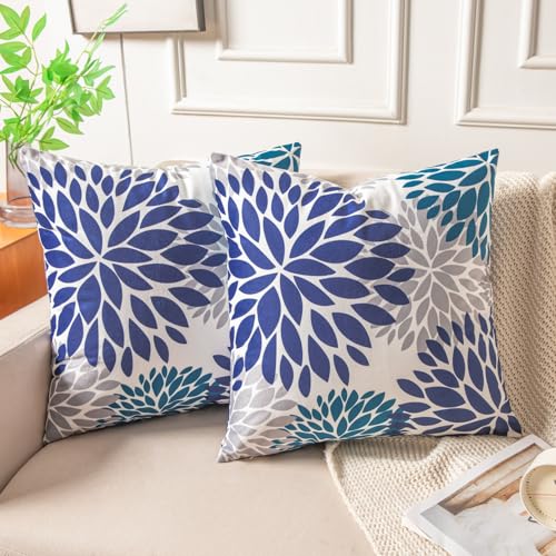 Miuyunya 2er Set Samt Kissenbezug 50x50 Blau Kissenbezüge Herbst Blume Dahlie Muster Moderne Kissenhülle Sofakissen Dekokissen Grau Weiß Kissen Deko Zierkissenbezug für Sofa Wohnzimmer Miuyunya 2er Set Samt Kissenbezug 50x50 Blau Kissenbezüge Herbst Blume Dahlie Muster Moderne Kissenhülle Sofakissen Dekokissen Grau Weiß Kissen Deko Zierkissenbezug für Sofa Wohnzimmer von Miuyunya
