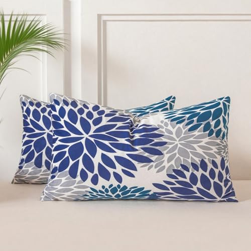 Miuyunya Samt Kissenbezug 30x50 2er Set Blau Kissenbezüge Herbst Blume Dahlie Muster Moderne Kissenhülle Sofakissen Dekokissen Grau Weiß Kissen Deko Zierkissenbezug für Wohnzimmer Sofa Miuyunya Samt Kissenbezug 30x50 2er Set Blau Kissenbezüge Herbst Blume Dahlie Muster Moderne Kissenhülle Sofakissen Dekokissen Grau Weiß Kissen Deko Zierkissenbezug für Wohnzimmer Sofa von Miuyunya