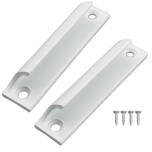 Mivanta 2 Stück Balkontürgriff Außen,V-Form-Griff, Balkontürgriff Außen Terrassentür Griff für Türen und Fenster, Aluminium, Korrosionsbeständig, Premium Qualität von Mivanta