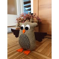 Handmade Herbst/Frühling Deko Eule Zum Aufhängen Oder Hinsetzen | Kuscheltier Und Dekoration; Auch Als Geschenk |Muttertag Herbstdeko von MiviBoutique
