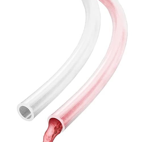 MixFino Silikonschlauch für Dampfentsafter, 2x 30cm Ersatzschlauch für Thermomix Zubehör TM7 TM6 TM5 TM31, Lebensmittelecht, Platin-Silikon, Made in Germany von MixFino