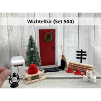 Wichteltür Set 504 Nisse Tür Elfentür Weihnachten Adventszeit Wichtel Zubehör Adventskalender Wichtelhaus Weihnachtswichtel Wichteltür Set 504 Nisse Tür Elfentür Weihnachten Adventszeit Wichtel Zubehör Adventskalender Wichtelhaus Weihnachtswichtel von MixToFitShop