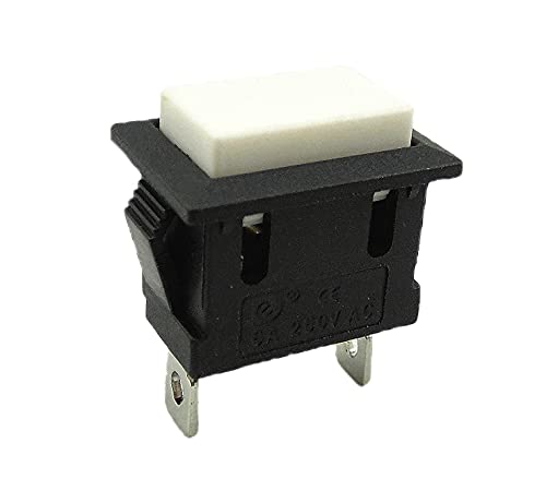 TASTER OFF/ON 1-polig (2Pin) 6 A, 250 V, Einbau 19.5 x12mm Taster rastet nicht von ChiliTec