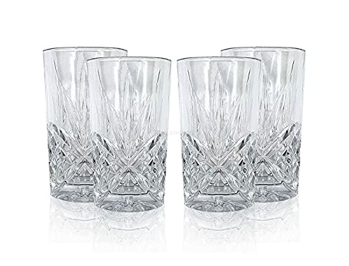 Mixcompany Longdrinkglas - 4er Longdrink Gläser Set - 4x Kristall Design Glas Mixcompany Longdrinkglas - 4er Longdrink Gläser Set - 4x Kristall Design Glas von Mixcompany.de Bar & Glas