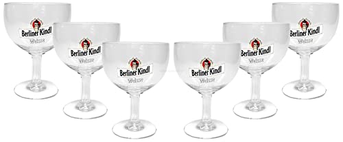 Mixcompany.de Bar & Glas Berliner Kindl Weisse Gläser-Set - 6 Pokalgläser von Mixcompany.de Bar & Glas