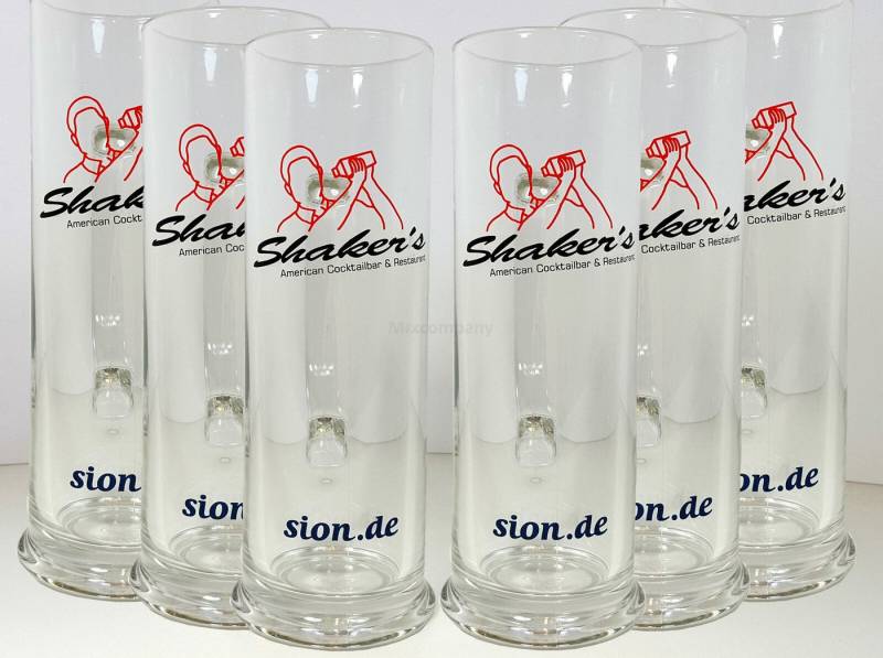 Mixcompany Bierglas 6x Shakers Sion Bierglas Kölsch / Glas 0,5L Bierkrug Glas Krug mit H Mixcompany Bierglas 6x Shakers Sion Bierglas Kölsch / Glas 0,5L Bierkrug Glas Krug mit H von Mixcompany
