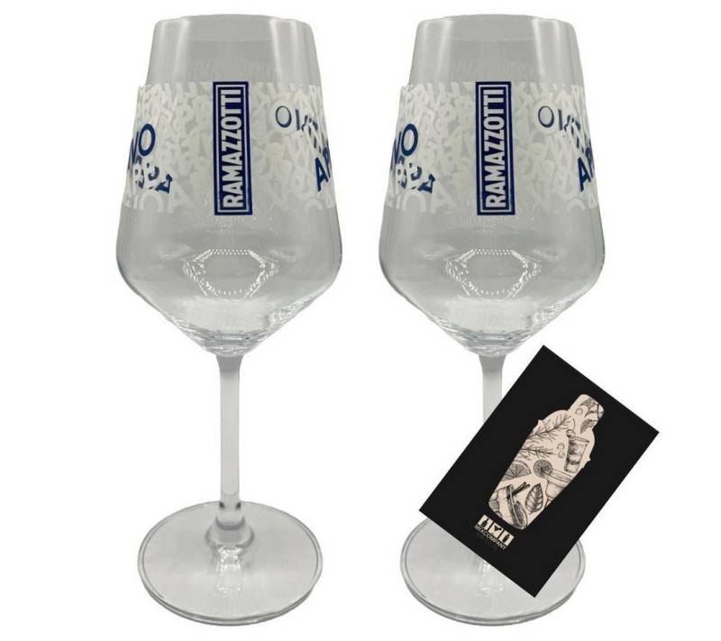 Mixcompany Cocktailglas Ramazzotti 2er-Set Cocktailglas - Stilvolle Gläser für Aperitivo & von Mixcompany