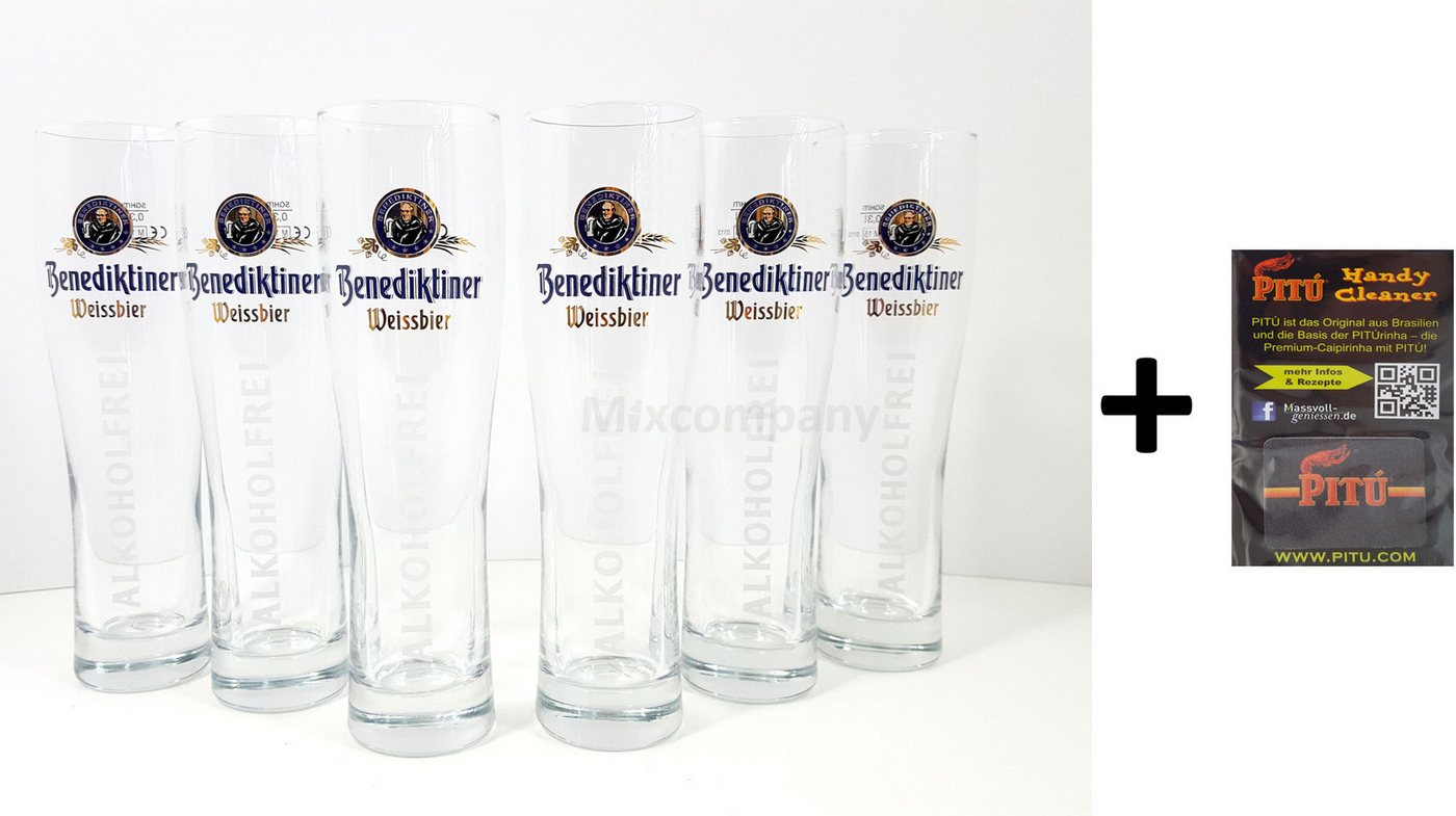 Mixcompany Gläser-Set Benediktiner Gläser-Set - 6x Benediktiner Weissbier / Bier Alkoholfr Mixcompany Gläser-Set Benediktiner Gläser-Set - 6x Benediktiner Weissbier / Bier Alkoholfr von Mixcompany