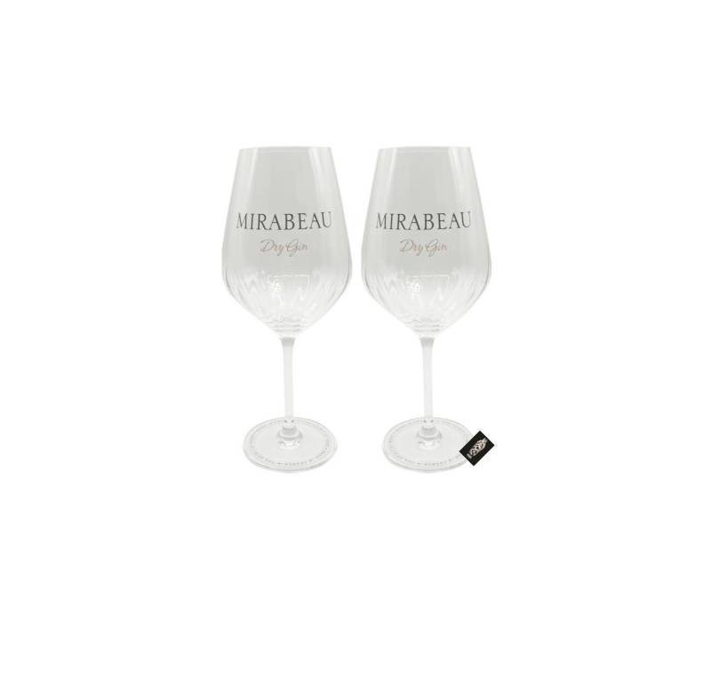 Mixcompany Gläser-Set Mirabeu Dry Gin Glas 2er-Set Gläser nicht geeicht von Mixcompany