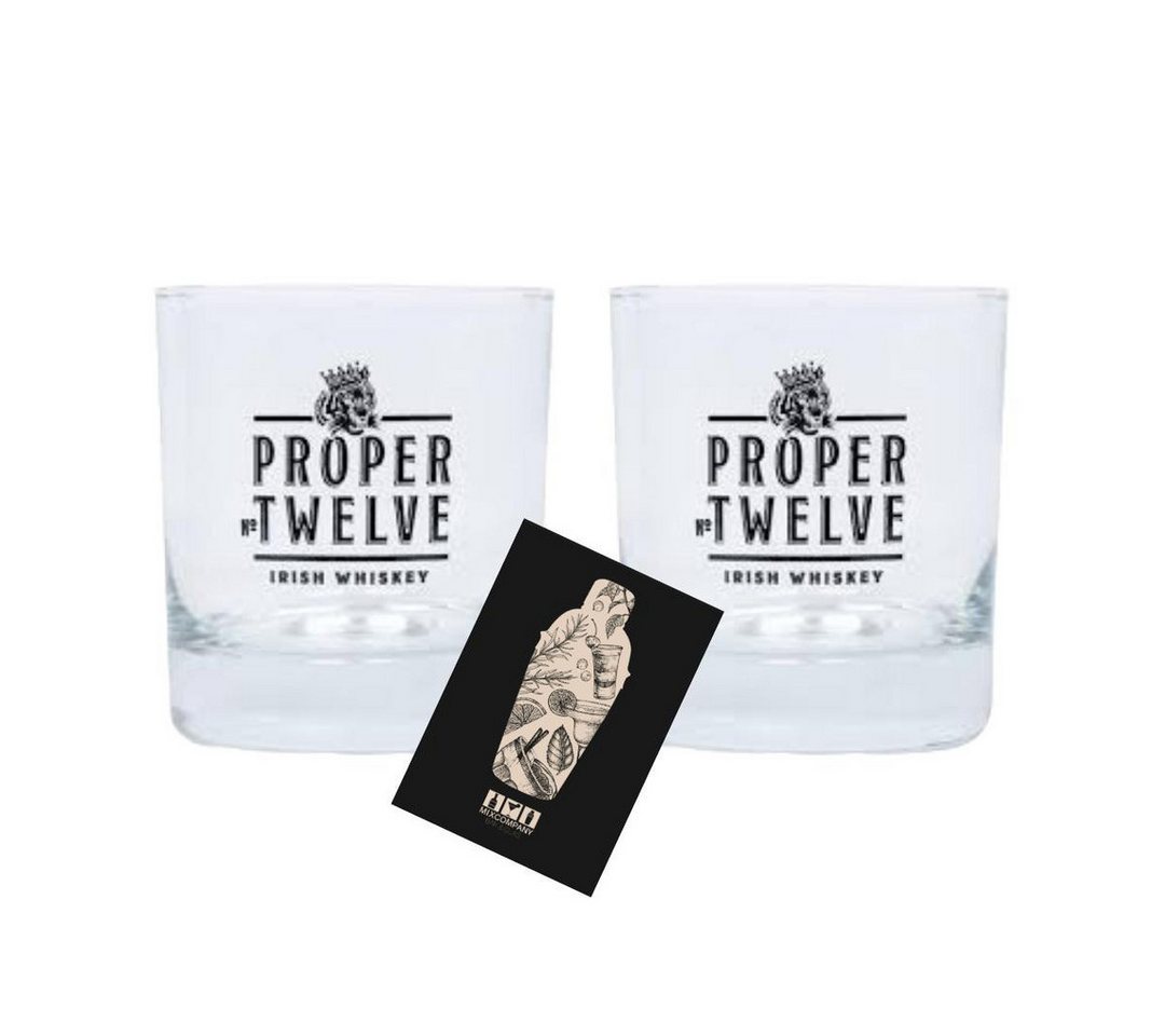 Mixcompany Gläser-Set Proper No. Twelve Irish Whiskey Gläser – 2er-Set - nicht geeicht von Mixcompany