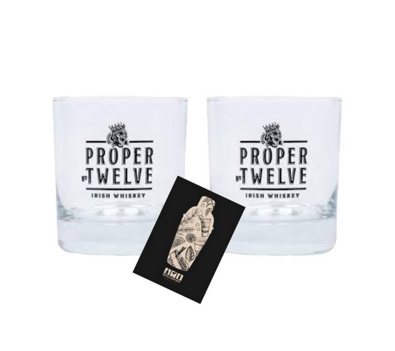 Mixcompany Gläser-Set Proper No. Twelve Irish Whiskey Gläser – 2er-Set - nicht geeicht von Mixcompany