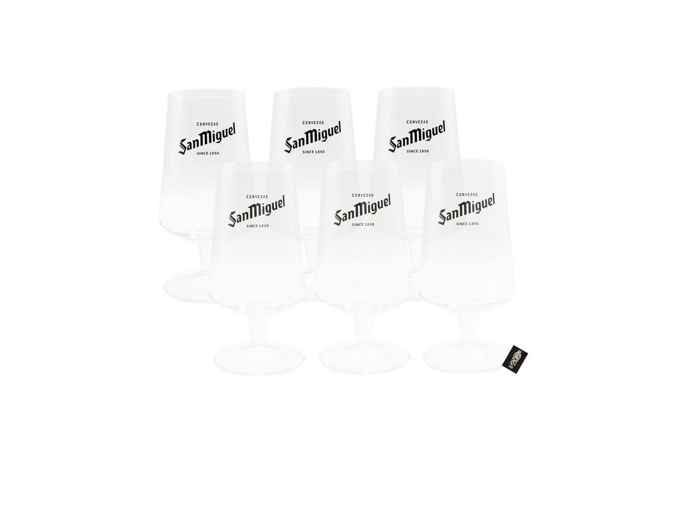 Mixcompany Gläser-Set San Miguel Glas 6er-Set Grün-Goldene Beschriftung geeicht: 30cl Mixcompany Gläser-Set San Miguel Glas 6er-Set Grün-Goldene Beschriftung geeicht: 30cl von Mixcompany