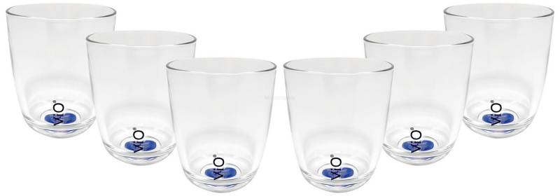 Mixcompany Gläser-Set VIO Wasser Glas Gläser-Set - 6x Gläser blau von Mixcompany