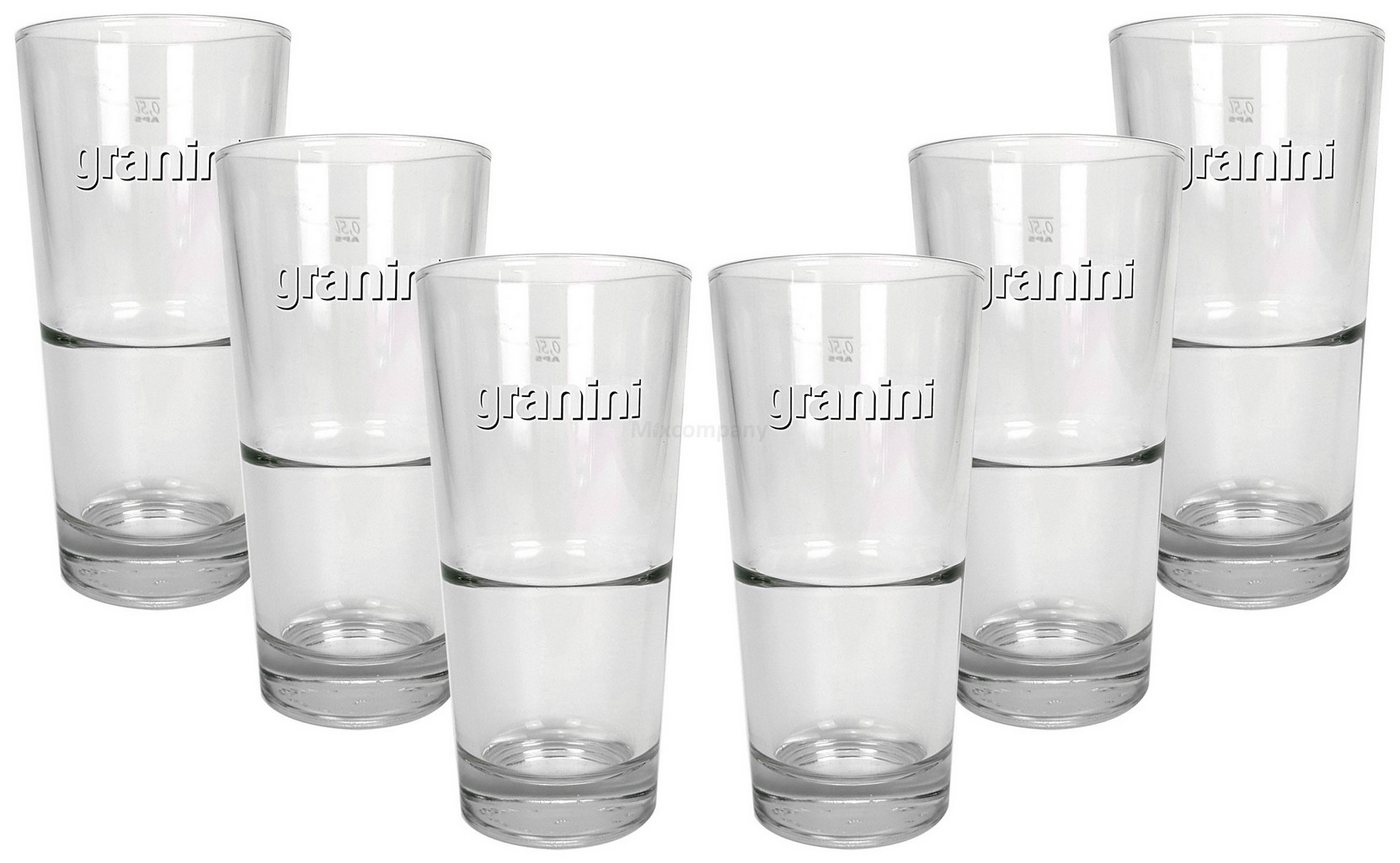 Mixcompany Glas Granini Glas Gläser 0,5l - 6er Set Mixcompany Glas Granini Glas Gläser 0,5l - 6er Set von Mixcompany