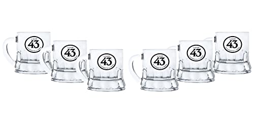 Mixcompany Licor 43 Minibeer Acryl Glas 6er Set Shotglas Pinnchen Likör Liquor 43er Kunststoff von Mixcompany
